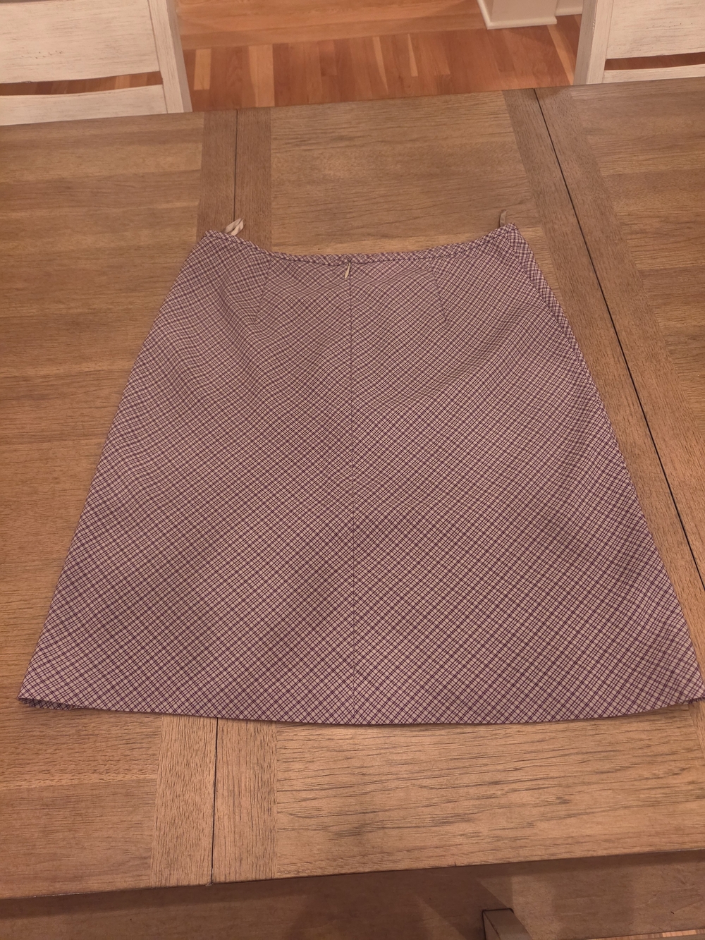 Nwot Hennes Collection Plaid Zipper A-line Skirt - Size 14